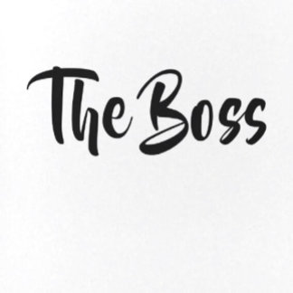 FUN THE BOSS DECORATIVE CUSHION