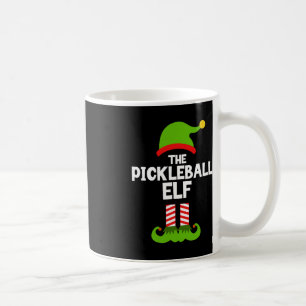 Fun The Pickleball Elf Christmas Matching Family P Coffee Mug