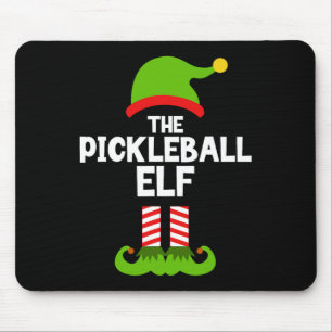Fun The Pickleball Elf Christmas Matching Family P Mouse Pad