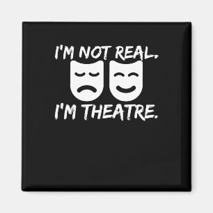Fun Theatre Masks Gift for Actor Producer Director Magnet
