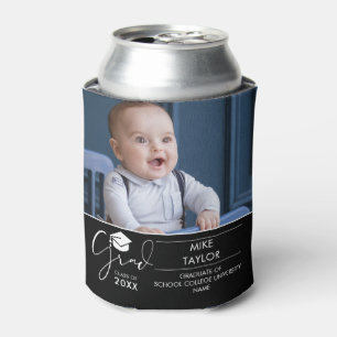 Fun Then And Now 2 Photo Graduation Party Can Cooler