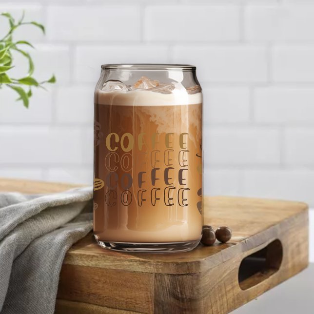 Fun There is Always Time for Coffee Can Glass (Creator Uploaded)