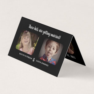 Fun "These Kids" Photo Save The Date Card