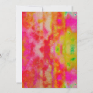  Fun Tie Dye Thank You Card