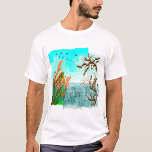 Fun Times With Grandma Contemporary Outdoor View T-Shirt