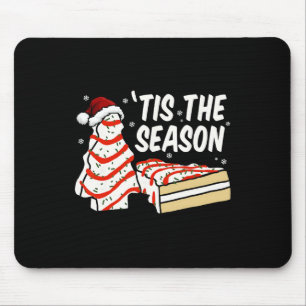 Fun Tis The Season Design Christmas Tree Cakes Deb Mouse Pad