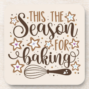 Fun 'Tis the Season for Baking Design Coaster