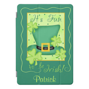 Fun to be Irish St. Patrick's Name Personalised iPad Pro Cover