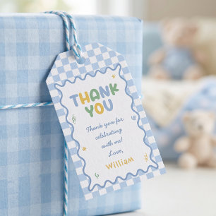 Fun To Be One Boy 1st Birthday Party Gift Tags