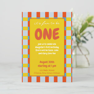 Fun to be One invitations