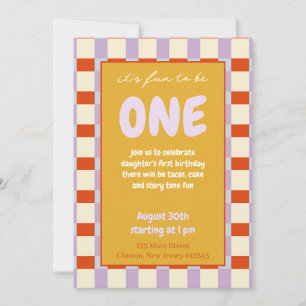 Fun to be One invitations 