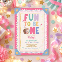 Fun To Be One Whimsical Girl First Birthday Party