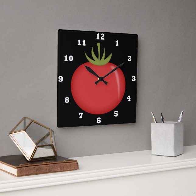 Fun Tomato Kitchen wall clock (Office)
