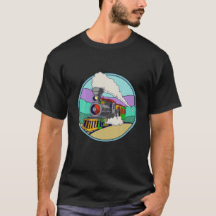 Fun Train Locomotive Model Railroad T Shirt
