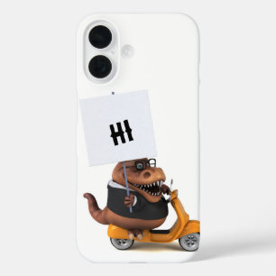 Fun Trex 3D Illustration iPhone 16 Case