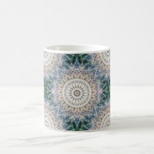 Fun Trippy Hippy Psychedelic Fractal Kaleidoscope Coffee Mug