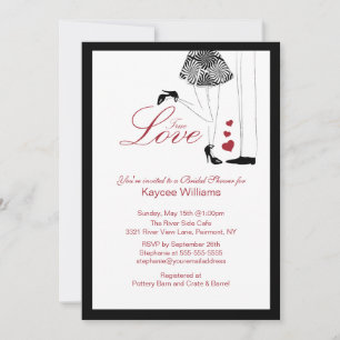 Fun True Love Bridal Shower Invitation