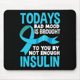 Fun Type 1 2 Diabetic T1d T2d Insulin Diabetes Awa Mouse Pad