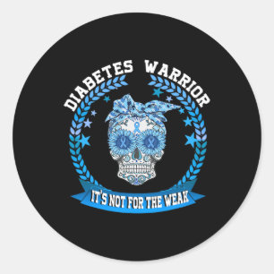 Fun Type 1 Diabetes Awareness Gift World Diabetes Classic Round Sticker