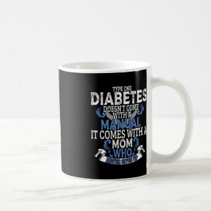 Fun Type 1 Diabetes T1D Diabetic Awareness Women K Coffee Mug