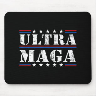 Fun Ultra Maga Vintage American Flag Ultra-Maga Re Mouse Pad