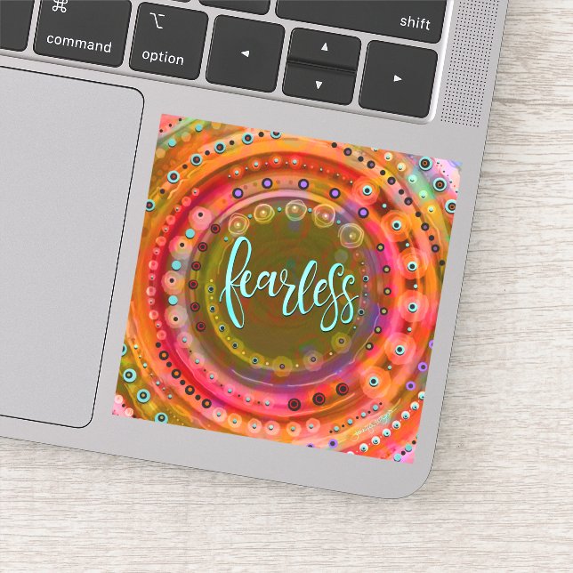 Fun Unique Inspirational Colourful Fearless (Detail)