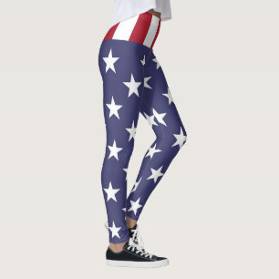 FUN! ★ USA Stars and Stripes Leggings – Patriotic