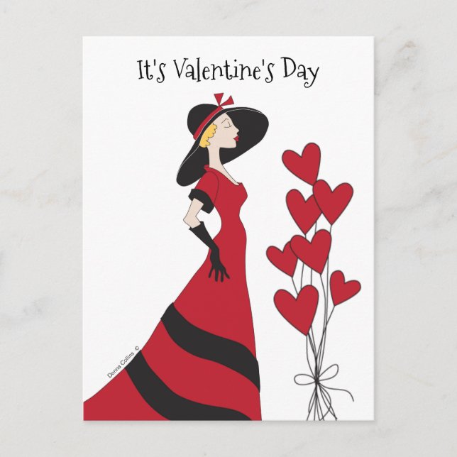 Fun Valentine's Day Postcard (Front)