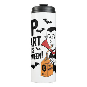 Fun Vampire-Themed Halloween Design Thermal Tumbler
