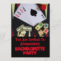 Fun Vegas style gambling bachelorette party