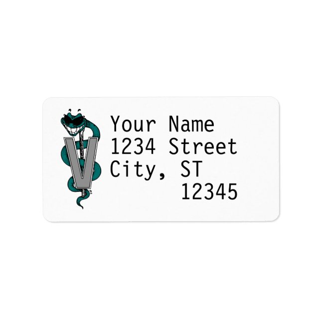 Fun Veterinarian Address Labels (Front)