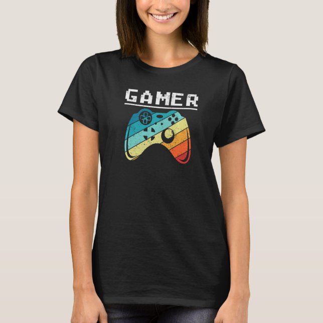 Fun video games gamer gaming joke quote not gaming T-Shirt (Front)