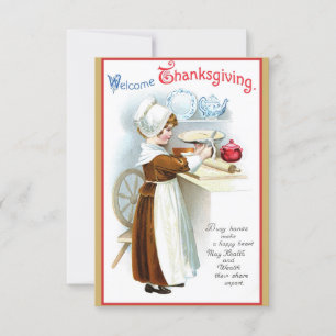 Fun Vintage Thanksgiving Turkey Friendsgiving Invitation