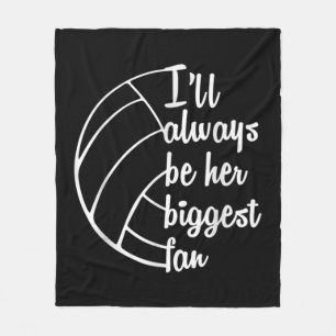 Fun Volleyball For Women Mum Dad Coach Volleyball Fleece Blanket