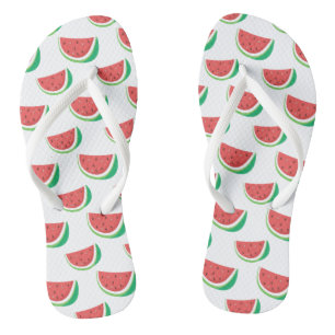Fun Watermelon Pattern Thongs
