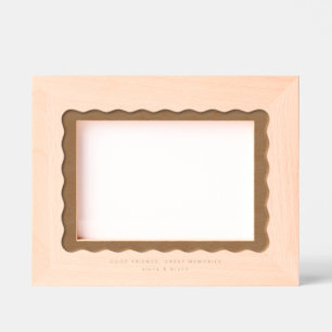 Fun wavy border simple modern minimal  etched frames