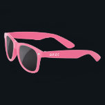 Fun Wedding Bachelorette Bride Pink Sunglasses<br><div class="desc">Fun Wedding Bachelorette Bride Pink Sunglasses</div>