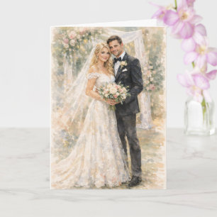 Fun Wedding Prayer Inspired by Ezekiel 25:17 Card