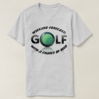 Fun "Weekend Forecast: Golf with a Chance of Beer"