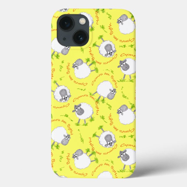 Fun Welsh Sheep, Wales Forever Case-Mate iPad Case (Back)