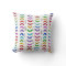 Fun, Whimsical and Colourful Leaves Throw Pillow
