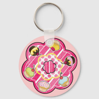 Fun & Whimsical Cupcakes Key Ring