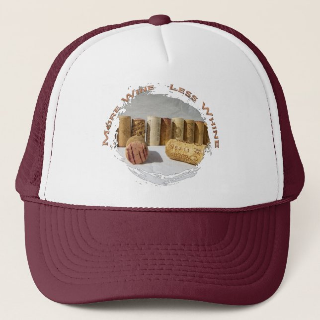 Fun Wine Lovers Hat! Trucker Hat (Front)