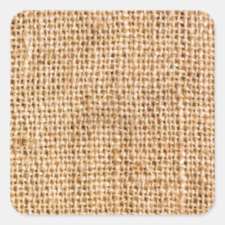 Fun with Burlap Square Sticker
