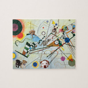 Fun with Kandinsky's Composition VIII Jigsaw Puzzle
