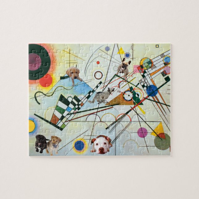 Fun with Kandinsky's Composition VIII Jigsaw Puzzle (Horizontal)