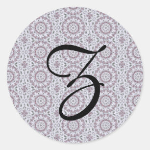 Fun with lavender classic round sticker
