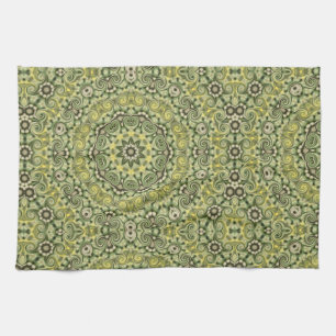 Fun with lime green tea towel
