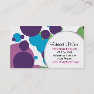Fun with Polka Business Card