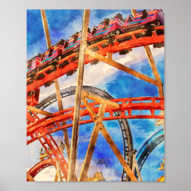 fun with roller coaster poster (Front)